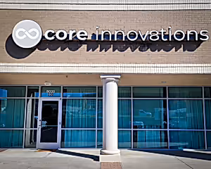 Core Innovations Storefront signage in charlotte nc