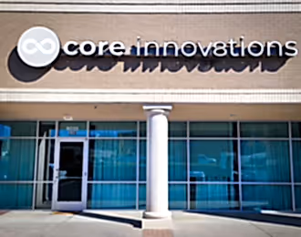 Core Innovations Storefront signage in charlotte nc