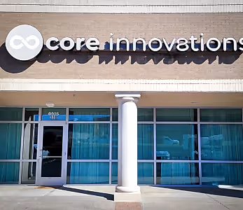 Core Innovations Storefront signage in charlotte nc
