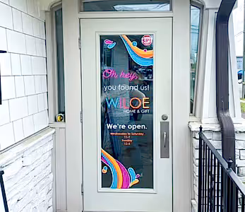 Window Graphics in Plaza Midwood