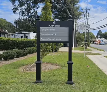 post and panel sign in charlotte