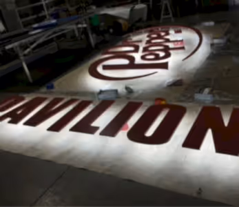 custom Backlit signage in charlotte