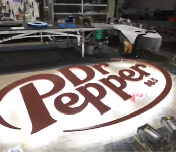 custom Backlit signage in charlotte