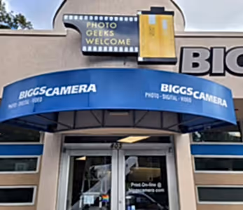 custom 3d business logo signage on storefront in charlotte