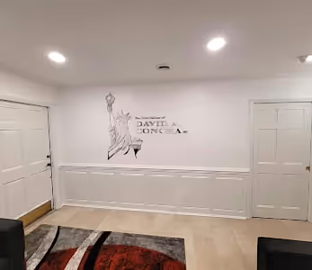 custom business lobby logo sign in charlotte