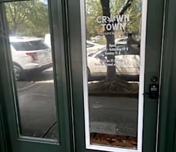 window door graphics for business charlotte