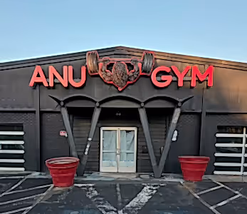 ANU Gym Illuminated Channel Letter 3D Storefront Signage