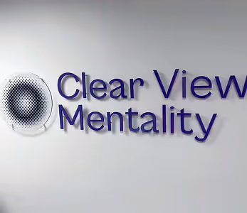 Clearview Mentality Lobby Logo Sign