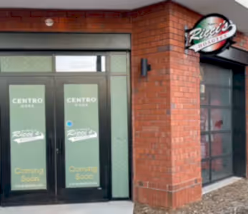 Ricci's Pizza Blade Sign permanent sign