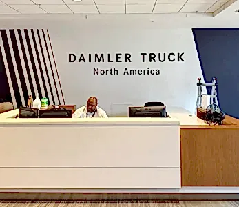 Daimler Truck Lobby Sign