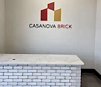 Lobby reception signage