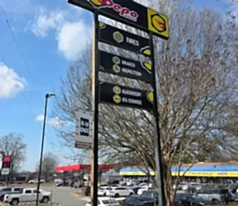 Post and Panel Sign charlotte
