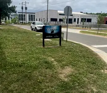 Post and Panel Sign