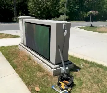 EMC Monument Sign Install