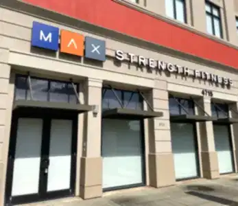 Strength Fitness Gym Storefront Signage
