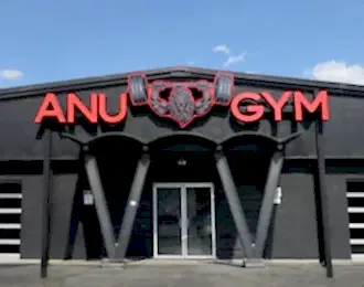 ANU Gym Illuminated Storefront Signage